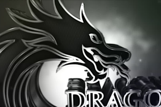 do 3d metal silver luxury logo animation intro reveal