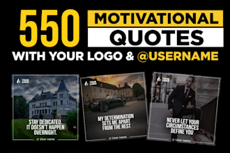 design 550 motivational quotes for instagram