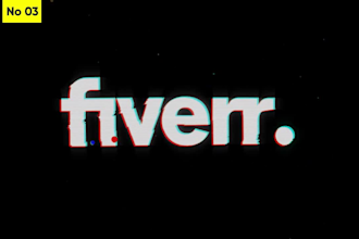 make top 10 glitch logo intro and outro video