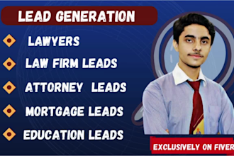find law firms, attorneys, and lawyers lead generation