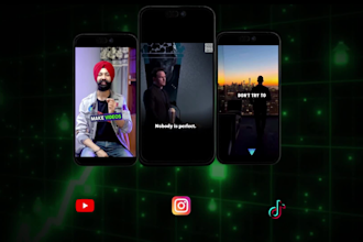 do professional video editing for tiktok, reels and youtube shorts