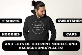 create you clothing video mockups of models