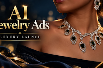create cinematic ai jewelry launch ads and luxury product commercials