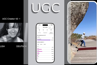be your new 40 plus ugc creator reel tiktok apps