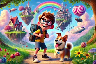 create a disney pixar style with ai image generator dall e 3