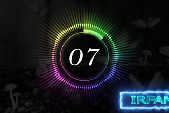 create awesome music visualizer music spectrum