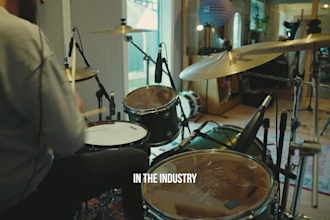 be your professional studio session drummer