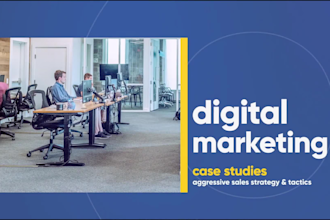 create rhythmic and powerful digital agency promo