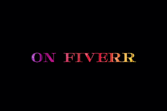 do custom kinetic typography and text animation videos