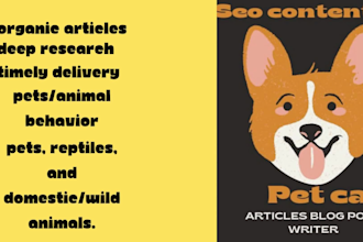 write  400 words dog cat behavior tranning and toys cv thumbnill