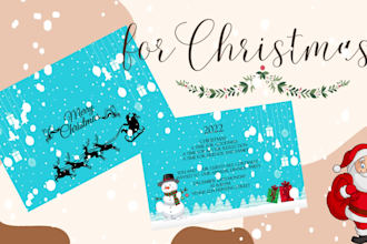 make greeting, wedding, birthday and event invitation card