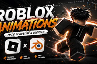 create professional roblox combat and movement animations for your game