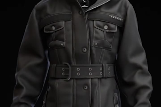 render 3d clothing animation, 3d fashion model, cgi garment design hoodie mockup