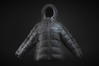 do realistic 3d garment design, 3d product animation, 3d cloth rendering