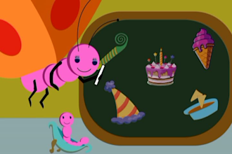 make a 2d cartoon animation video