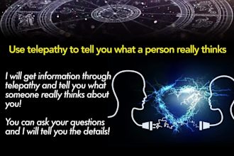 use telepathy to tell you what a person really thinks