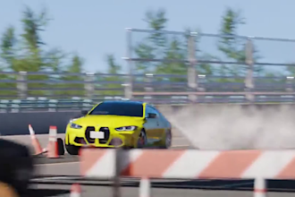 3d car model, 3d car chase animation, car racing  video, vfx, realistic render