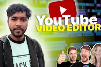 do youtube video editing with thumbnail
