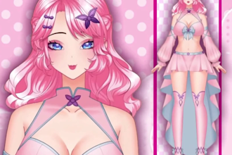 rig your live 2d vtuber model female vtuber model for vtube studio and vbridger