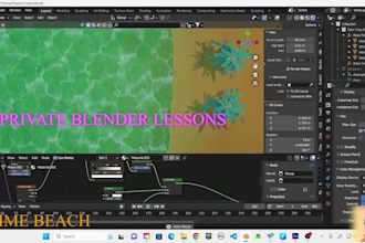 teach blender and after effects for 3d and 2d animations