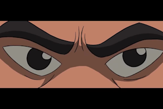 do  2d animated music video, 2d character animation 2d explainer