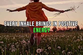 make cinematic meditation and affirmation video with music