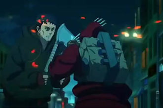 2d anime style animation, 2d animation, 2d fighting anime, frame by frame anime