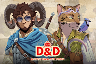 draw dnd character, fantasy art, illustration for concept art