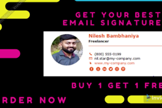 create clickable html email signature,html email signature