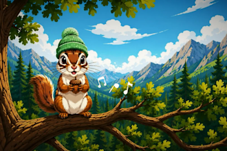 create disney style cartoon animation