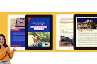 create professional workbook, lead magnet , pdf and ebook design in canva