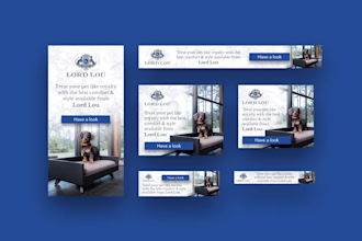 design professional static jpg google banner ads
