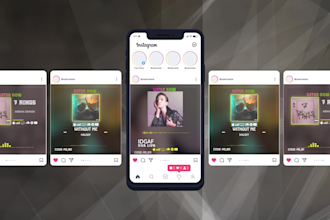 make stunning music visualizer for you