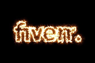 draw your logo with mysterious fires