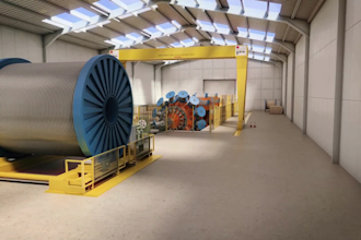 create 3d industrial animation cable manufacturing machine offshore energy video