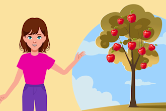 create an educational video with an animated character and lip sync
