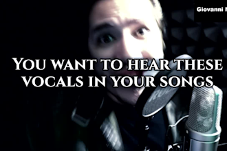 record growls, scream, grunts vocals for your metal song
