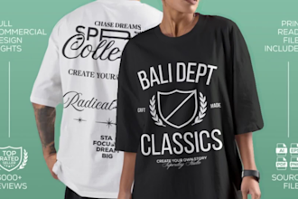 design high end typography for brand and apparel