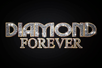 silver and gold diamond glitter logo  video intro animation