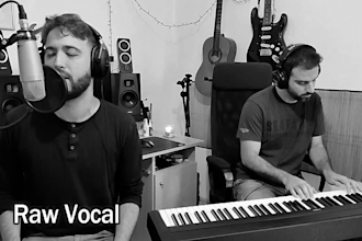 pitch correct, autotune, time align or mix your vocal