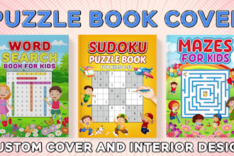 create custom sudoku word search mazes puzzle activity book for amazon kdp