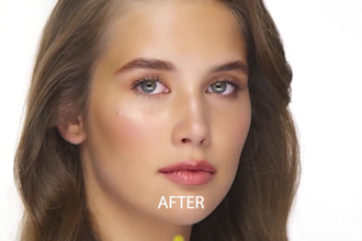 do professional skin retouching in  your video