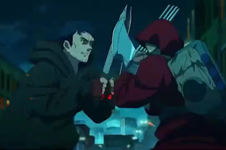 2d anime style animation, 2d animation, 2d fighting anime, frame by frame anime