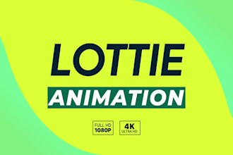 do any lottie animation for you