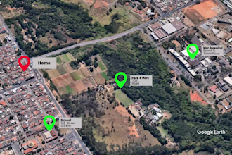 add fancy labels for your property video with google earth