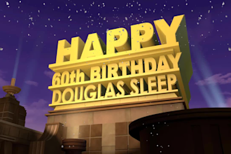 customize a 20th century fox movie intro replica