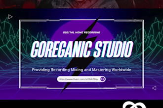 mix and master your cover song or any professionally
