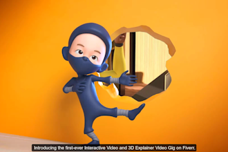 create user interactive videos and 3d explainer videos