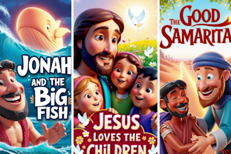 illustrate bible illustrations, book illustration, children book, illustration