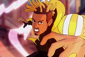2d music video animation, cartoon animation, anime animation, 2d animation video